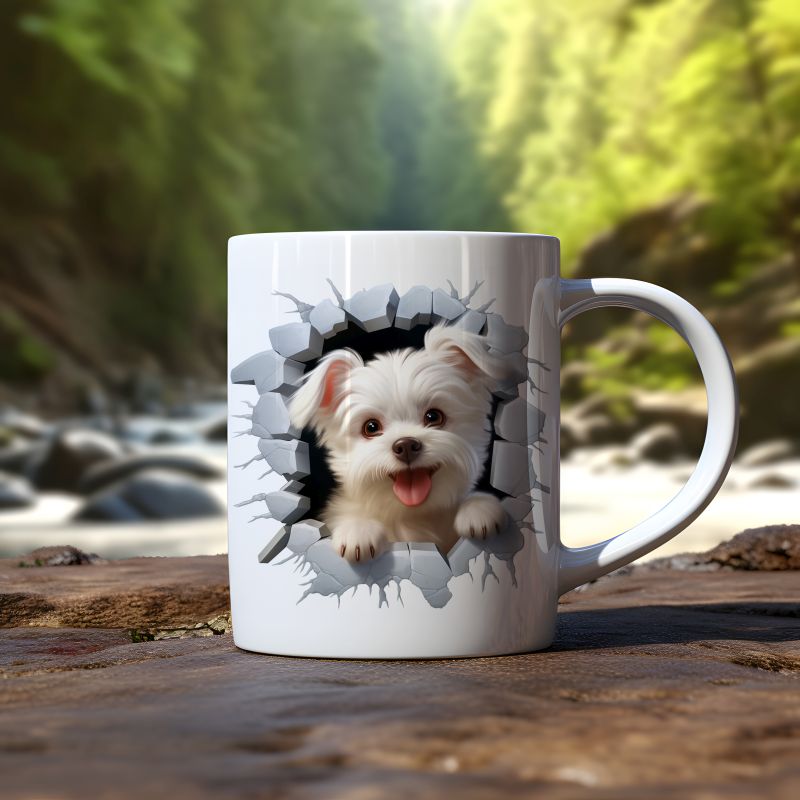 Mok Maltese Hond Mok Maltese hond - Afbeelding 3