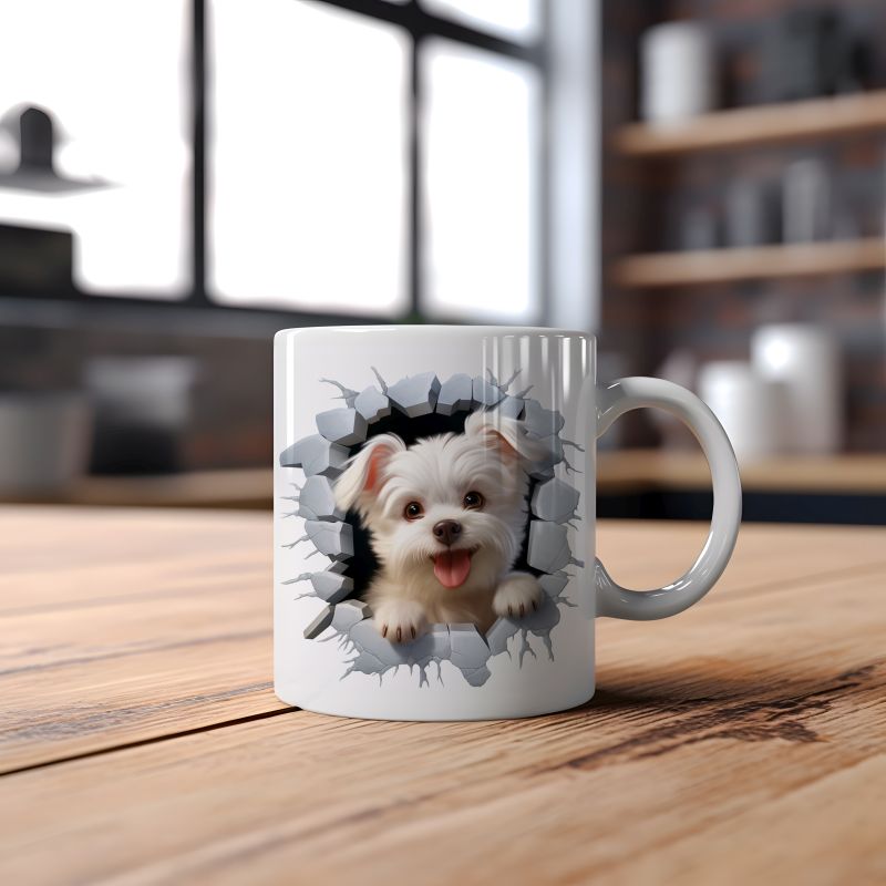 Mok Maltese Hond Mok Maltese hond