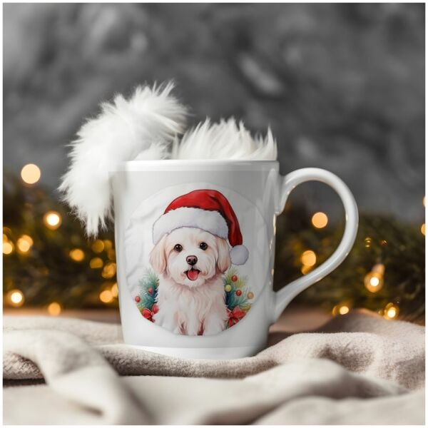 magicdatnl2023_Maltese_Dog__Wear_Santa_Claus_Dress_background_C_55744d87-3fe7-4ee3-8b4e-1bcc9592e879-Smart Object-218-mug christmas