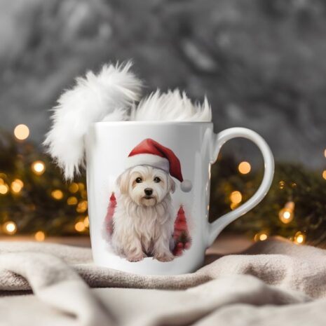 magicdatnl2023_Maltese_Dog__Wear_Santa_Claus_Dress_background_C_8ee170eb-996e-4187-8cfa-d23ccd5235b0-Smart Object-219-mug christmas