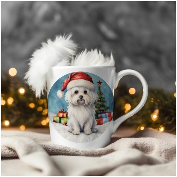 magicdatnl2023_Maltese_Dog__Wear_Santa_Claus_Dress_background_C_94583862-626a-4d00-ba52-c06415ad7e10-Smart Object-221-mug christmas