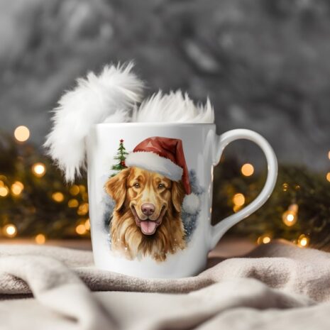 magicdatnl2023_Nova_Scotia_Duck_Tolling_Retriever__Wear_Santa_C_e87196e0-4c96-4af1-b777-63f87fb372cb-Smart Object-239-mug christmas