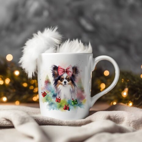 magicdatnl2023_Papillon__Wear_Santa_Claus_Dress_background_Chri_e5853796-9e61-4d4c-859e-a9b45ad07cf0-Smart Object-245-mug christmas