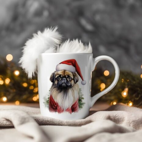 magicdatnl2023_Pekingese__Wear_Santa_Claus_Dress_background_Chr_83a9a18d-7abd-4caa-a642-6149e5bc1a97-Smart Object-250-mug christmas