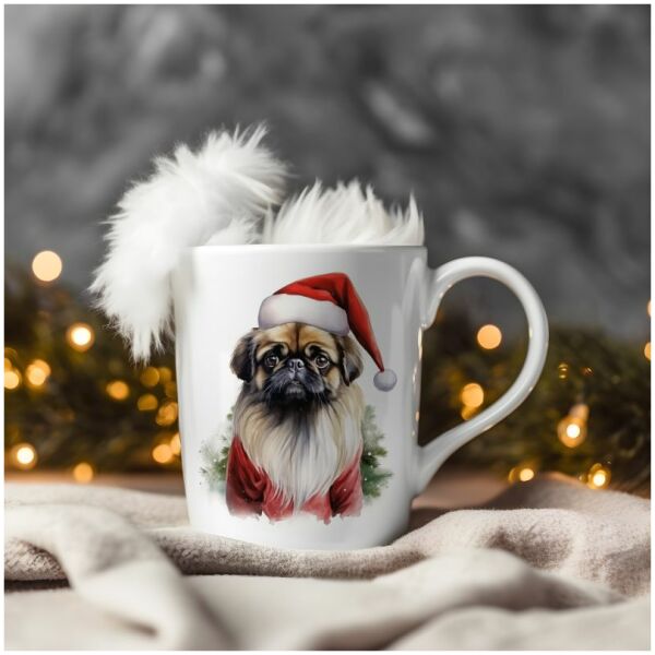 magicdatnl2023_Pekingese__Wear_Santa_Claus_Dress_background_Chr_83a9a18d-7abd-4caa-a642-6149e5bc1a97-Smart Object-250-mug christmas