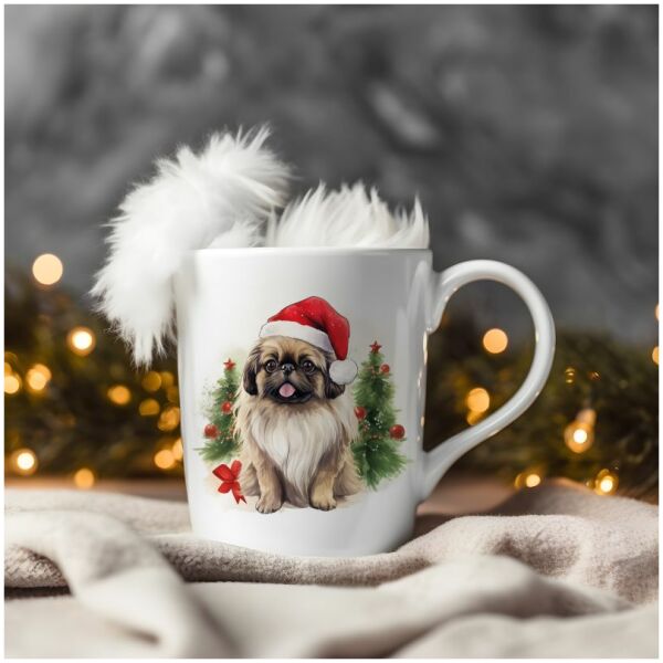 magicdatnl2023_Pekingese__Wear_Santa_Claus_Dress_background_Chr_94cd31bf-295e-48c0-9d44-6335c34347bb-Smart Object-253-mug christmas