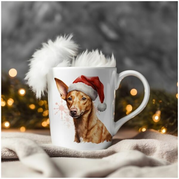 magicdatnl2023_Podenco_Ibicenco__Wear_Santa_Claus_Dress_backgro_f40778ba-dfdb-4cc3-9010-d8074bfde9b3-Smart Object-268-mug christmas