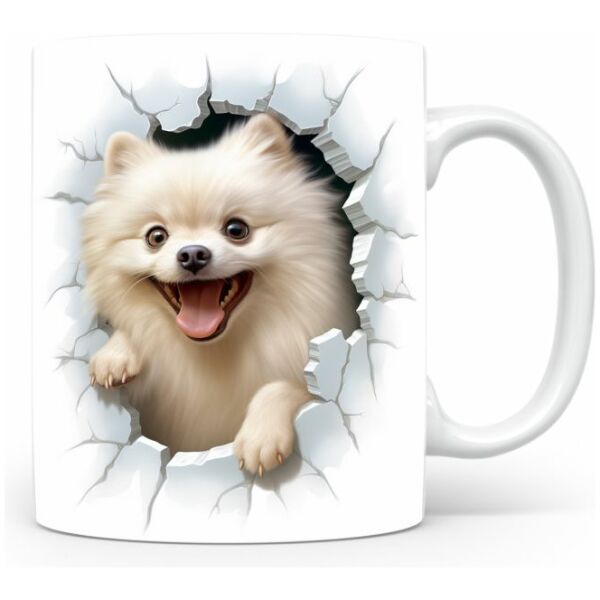 magicdatnl2023_Pomeranian_Dog_walking_through_a_hole_in_the_wal_9cb05ea2-a6d8-447e-88c0-945875c0b8c4-white-391-mok wit