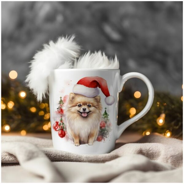 magicdatnl2023_Pomeranian__Wear_Santa_Claus_Dress_background_Ch_ae1326f2-4610-4757-a11c-9d71f21f3b3d-Smart Object-275-mug christmas