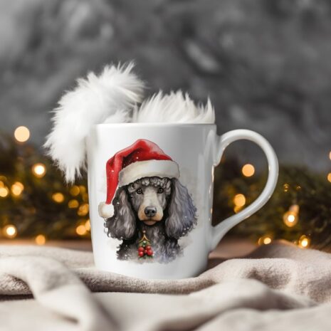 magicdatnl2023_Poodle_Standard__Wear_Santa_Claus_Dress_backgrou_9956f67d-4715-4b5a-9199-00c021405956-Smart Object-285-mug christmas