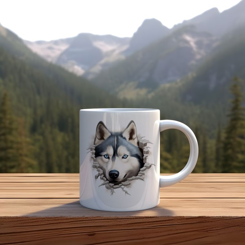 Mok Siberian Husky Mok Siberian Husky - Afbeelding 2