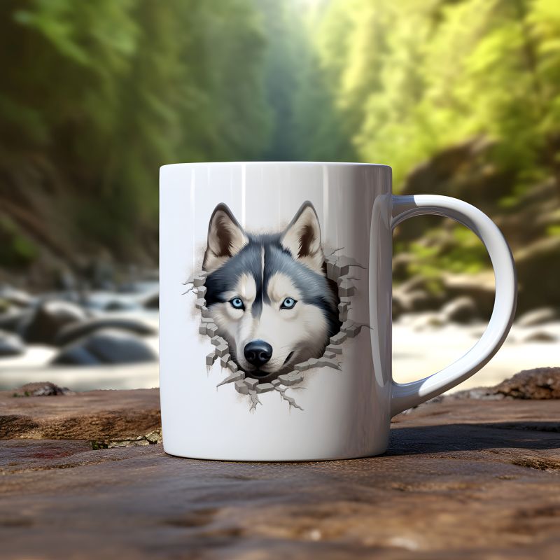 Mok Siberian Husky Mok Siberian Husky - Afbeelding 3
