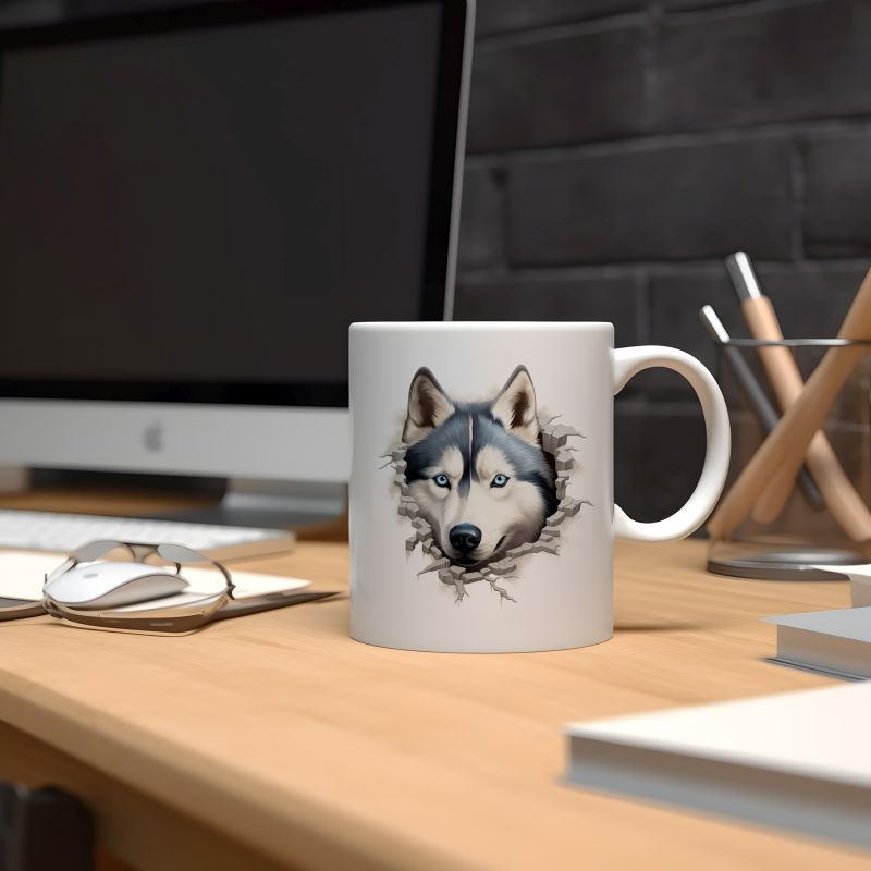 Mok Siberian Husky Mok Siberian Husky - Afbeelding 4