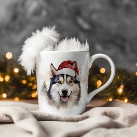 magicdatnl2023_Siberian_Husky__Wear_Santa_Claus_Dress_backgroun_7060f50d-4168-4388-9491-7785c3c0bf93-Smart Object-304-mug christmas