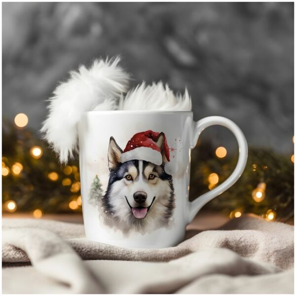 magicdatnl2023_Siberian_Husky__Wear_Santa_Claus_Dress_backgroun_7060f50d-4168-4388-9491-7785c3c0bf93-Smart Object-304-mug christmas