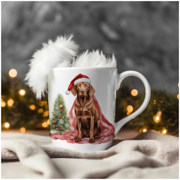 magicdatnl2023_Vizsla__Wear_Santa_Claus_Dress_background_Christ_d9bc3c61-18a3-4487-8250-6aa775cd38ac-Smart Object-313-mug christmas