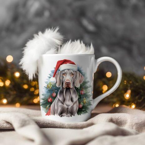 magicdatnl2023_Weimaraner__Wear_Santa_Claus_Dress_background_Ch_121e3a67-d3dc-4bcc-a514-172a78d9f4ed-Smart Object-315-mug christmas