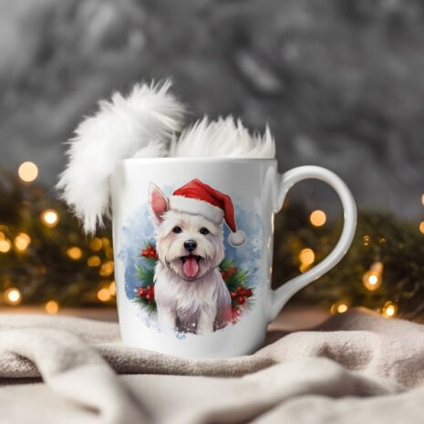 magicdatnl2023_West_Highland_White_Terrier__Wear_Santa_Claus_Dr_f83b022c-a5a6-497a-9b6b-eedb1c1e49c2-Smart Object-326-mug christmas