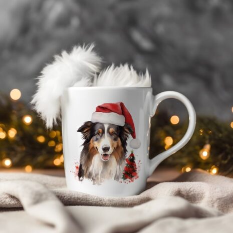 magicdatnl2023_collie__Wear_Santa_Claus_Dress_background_Christ_3b66ded9-376b-494d-9f5c-23a5f5217cd5-Smart Object-84-mug christmas