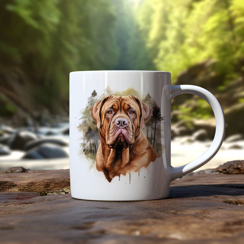 Mok Bordeaux Hond Mok Bordeaux hond - Afbeelding 2