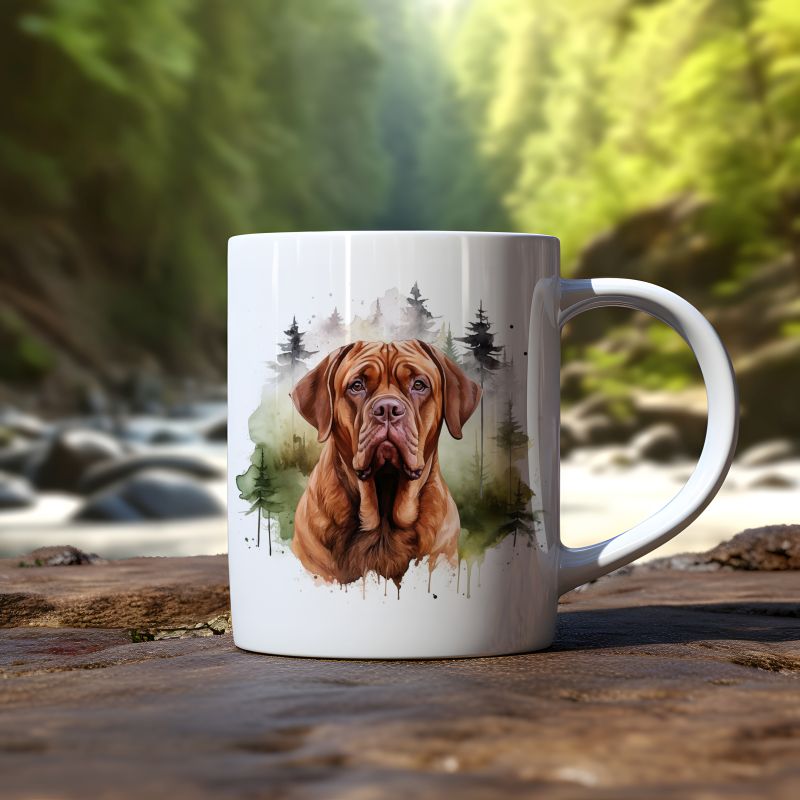 Mok Bordeaux Hond Mok Bordeaux hond - Afbeelding 2