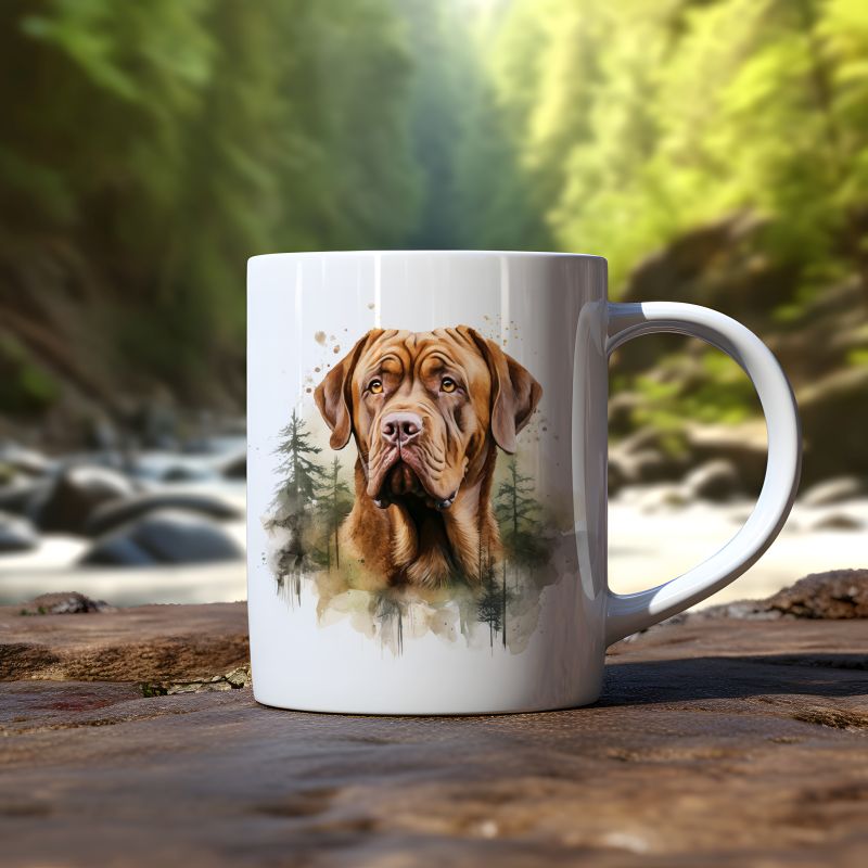 Mok Bordeaux Hond Mok Bordeaux hond - Afbeelding 2