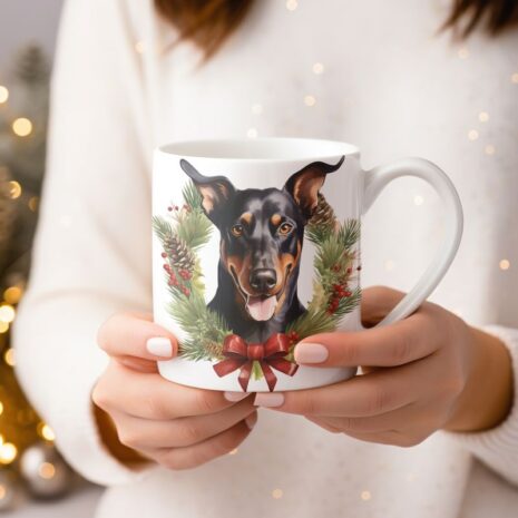 18-mok kerst-Doberman