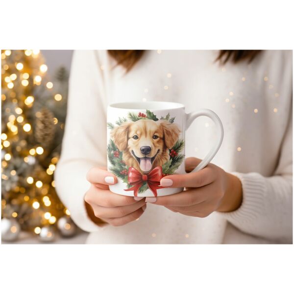 2-mok kerst-Baby_Golden_Retriever