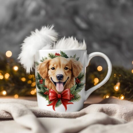 2-mok wit kerst-Baby_Golden_Retriever