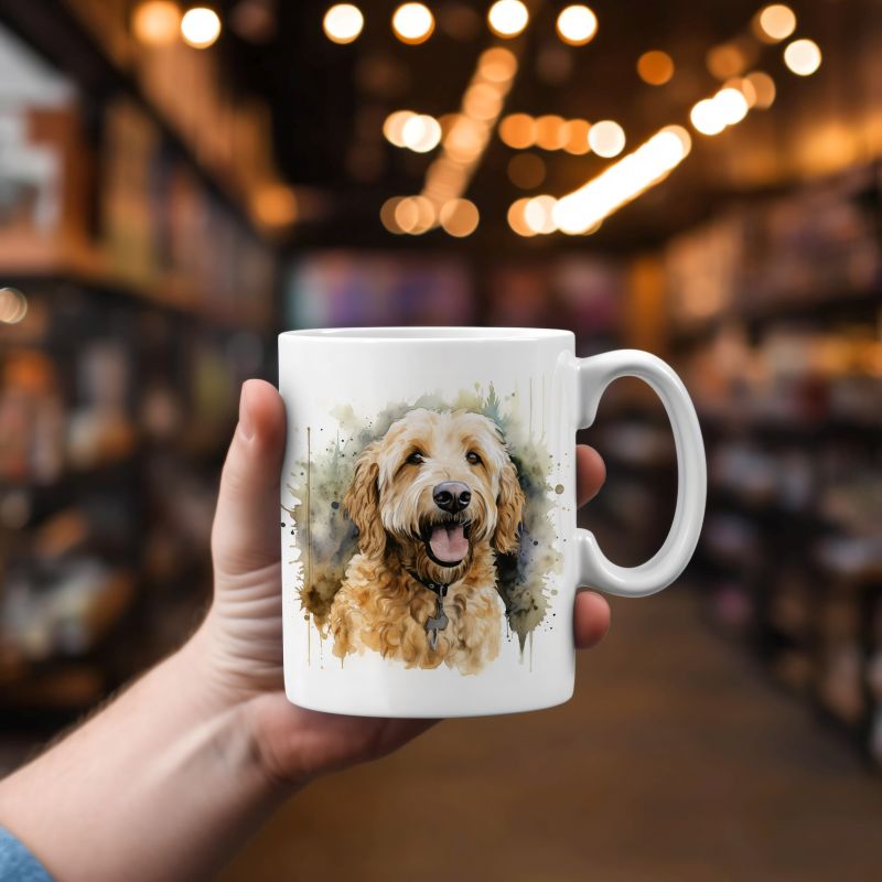 Mok Goldendoodle dog
