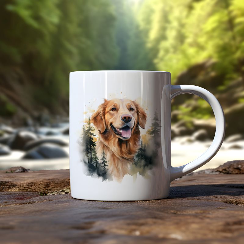 Mok Golden Retriever Mok Golden Retriever - Afbeelding 2