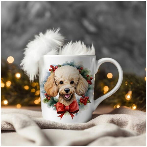 27-mok wit kerst-Poodle