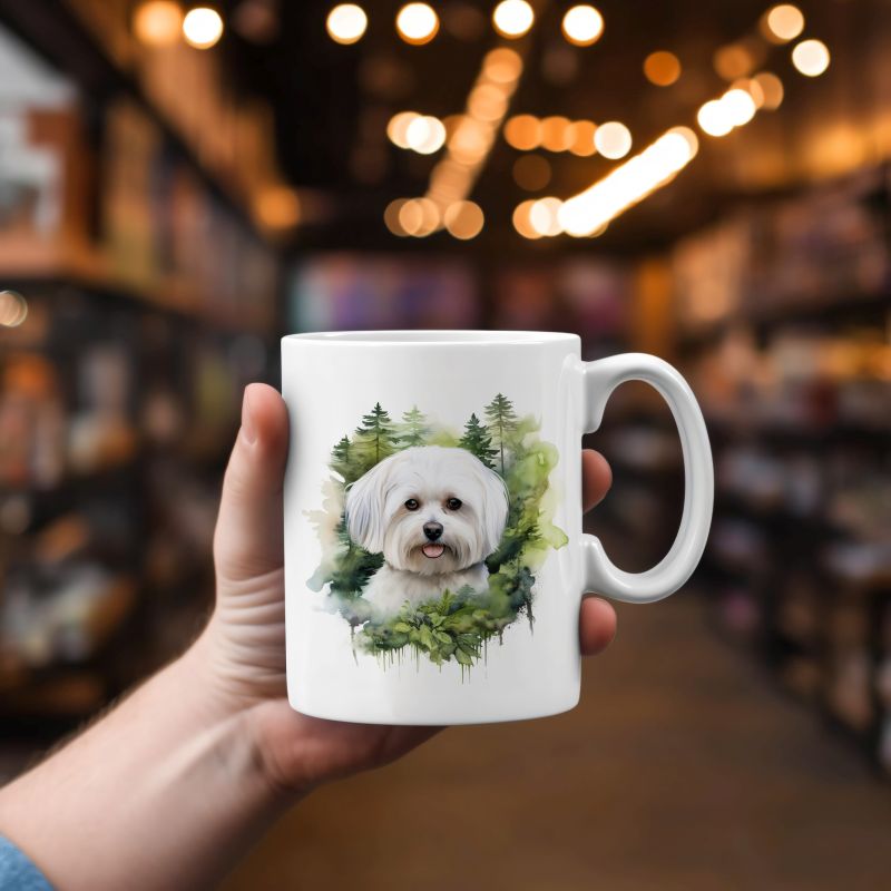 Mok Maltese Hond Mok Maltese hond