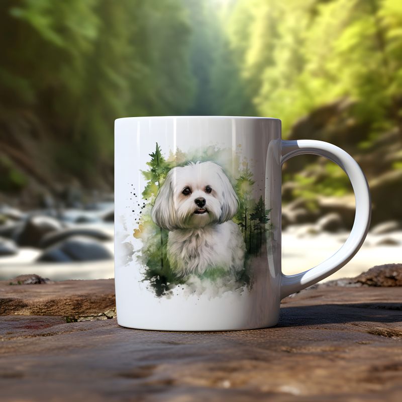 Mok Maltese hond - Afbeelding 2