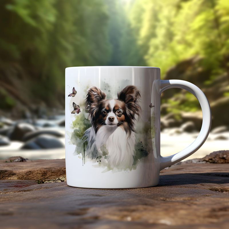 Mok Papillon Hond Mok Papillon hond - Afbeelding 2