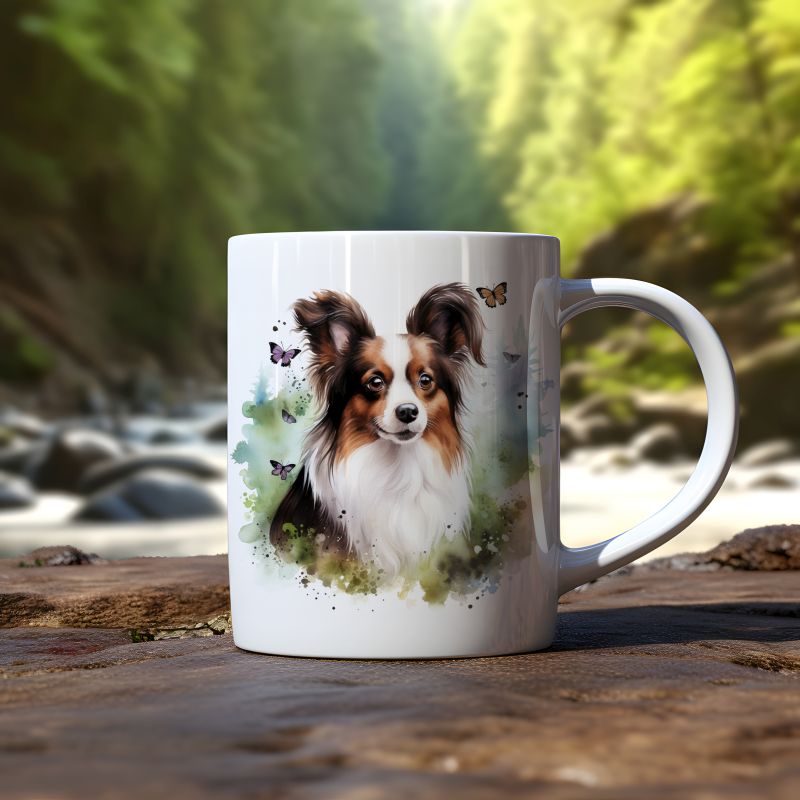 Mok Papillon Hond Mok Papillon hond - Afbeelding 2