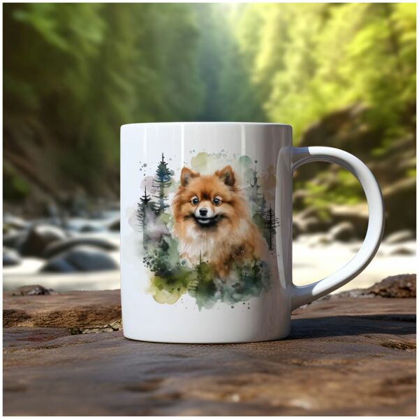 326-mok 5-magicdatnl2023_Pomeranian_dog_portret_with_a_background_of_forr_dbe446fd-2e42-4c72-adaf-dd97a30fa54c