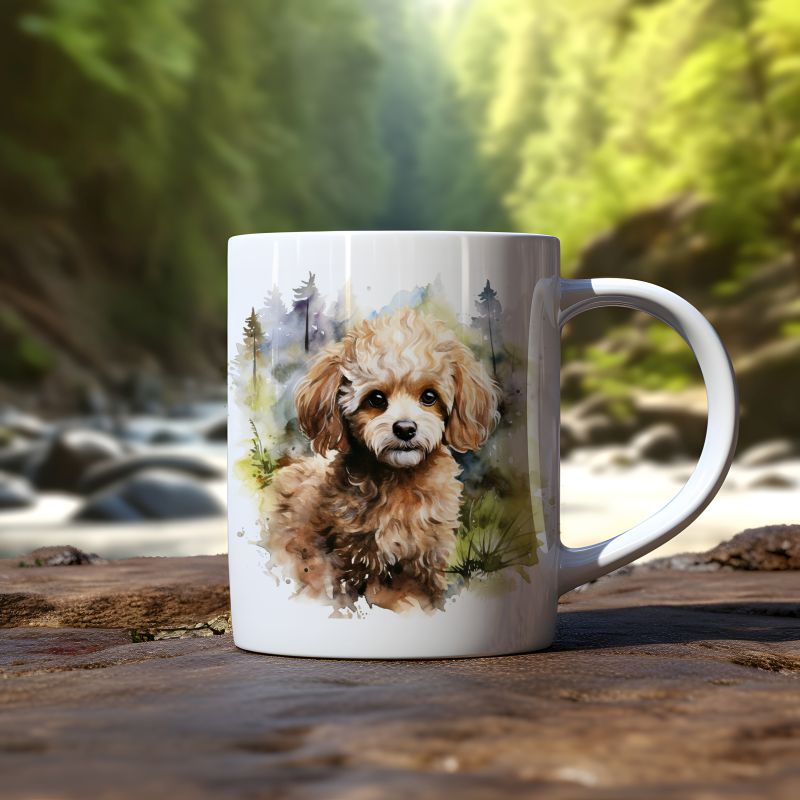 Mok Poodle Miniature Mok Poodle Miniature - Afbeelding 2