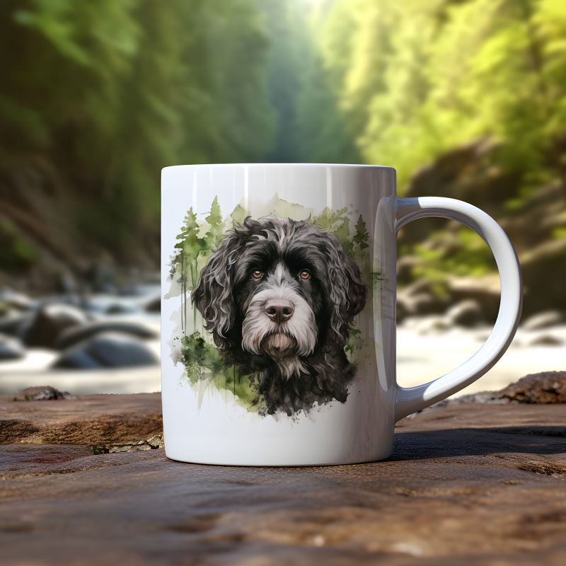 Mok Portuguese Water Hond Mok Portuguese Water hond - Afbeelding 2
