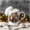 34-mok wit kerst-Yorkshire_Terrier