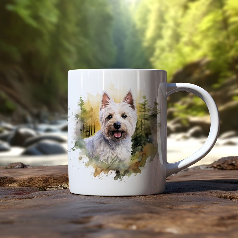Mok West Highland White Terrier Mok West Highland White terrier - Afbeelding 2