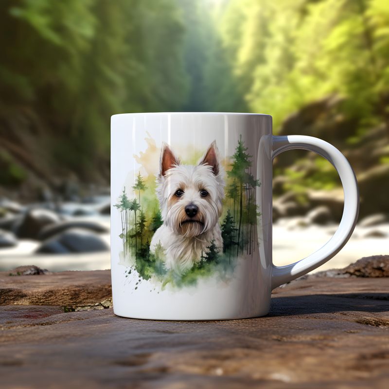 Mok West Highland White Terrier Mok West Highland White terrier - Afbeelding 2