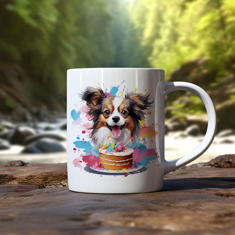 Mok Papillon Hond Mok Papillon hond - Afbeelding 3