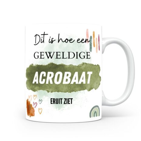 Mok bedrukken met beroep Acrobaat