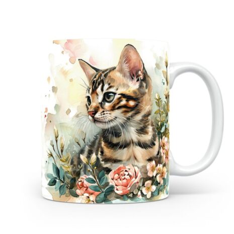 10-Suffix-ED-MD-CWAF-S11-02 Bengal Cat 04 - Mug