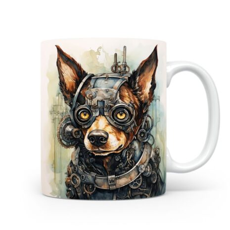 10-Suffix-ED-MD-SMP-S08-02 Australian Kelpie 04 - Mug