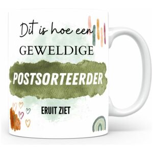 Mok bedrukken met beroep Postsorteerder