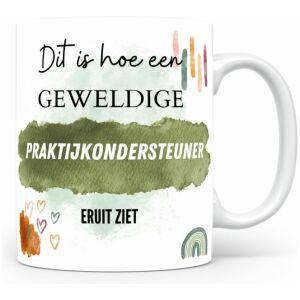 Mok bedrukken met beroep Praktijkondersteuner