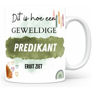 Mok bedrukken met beroep Predikant