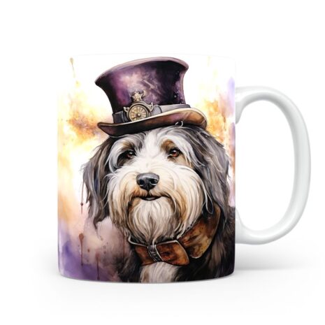 101-Suffix-ED-MD-SMP-S08-17 Old English Sheepdog 05 - Mug